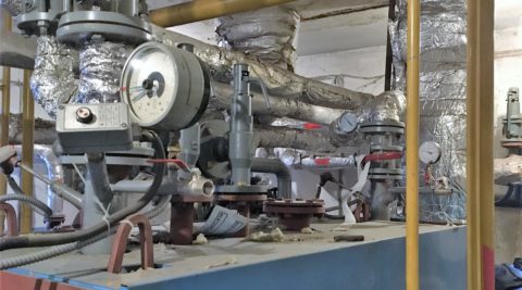 Реконструкция крышной газовой котельной. 2018.