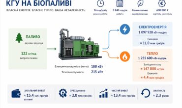 КГУ на біопаливі для бізнесу: економічна ефективність, розрахунок і окупність